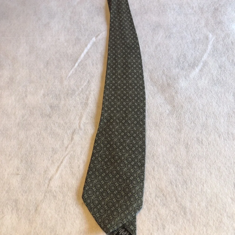 Grateful Dead Tie Green picasso Moon Sixth‎ set Jerry Garcia 100% Silk 1996